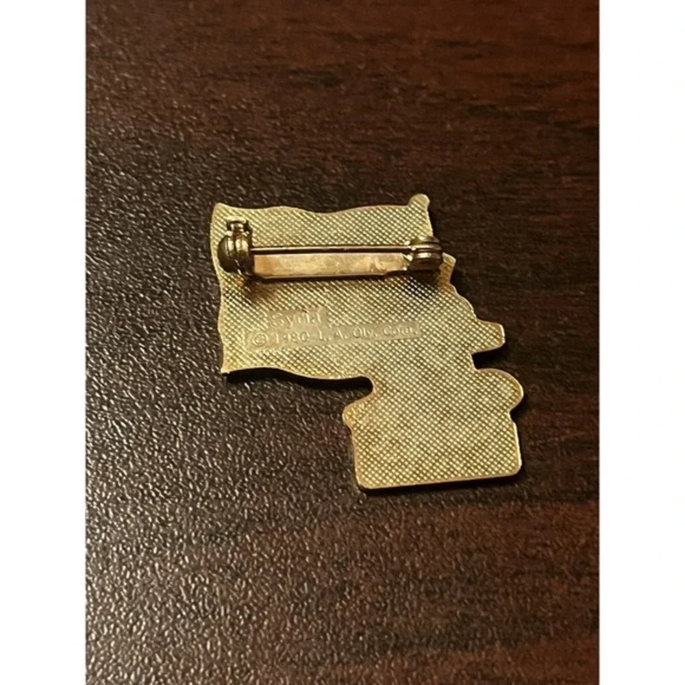 Vintage 1984‎ Los Angeles Olympics Coca Cola Sam Eagle Syria Flag Lapel Pin